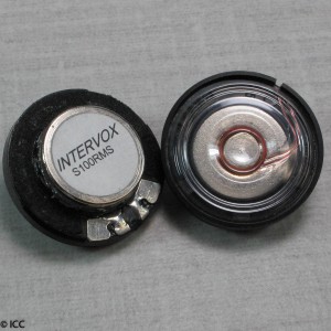 SUB-MINIATURE LOW PROFILE ROUND SPEAKER