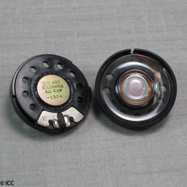 MICRO-MINIATURE LOW PROFILE ROUND SPEAKER