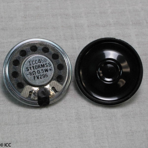 SUB-MINIATURE LOW PROFILE ROUND SPEAKER