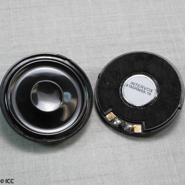 MICRO-MINIATURE LOW PROFILE ROUND SPEAKER